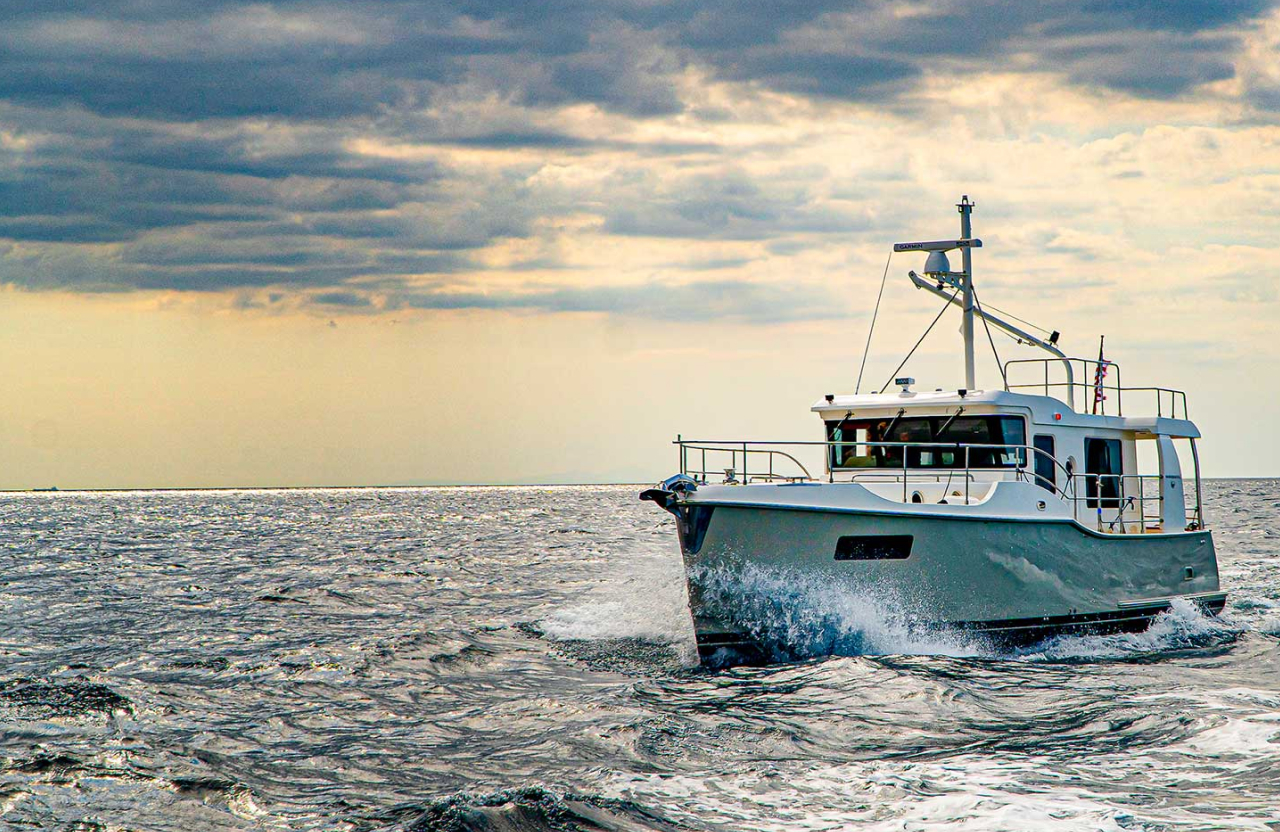 Ship on sea
